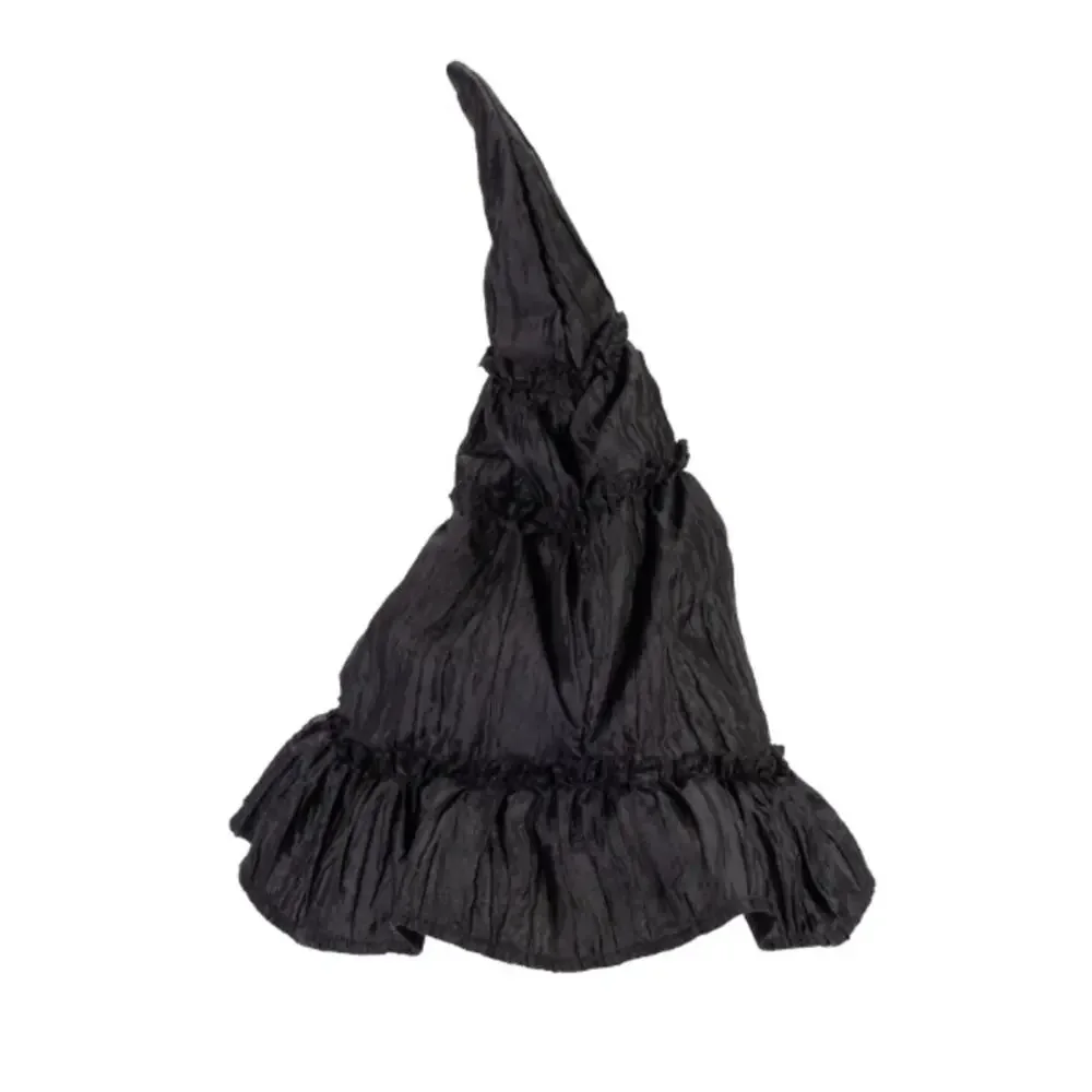 Wicked Deluxe Elphaba Black Dress & Accessories Girls Child Dress Up Size 4-6X